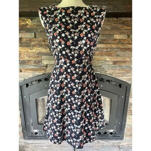 French Connection Navy Floral Mini Dress 10
